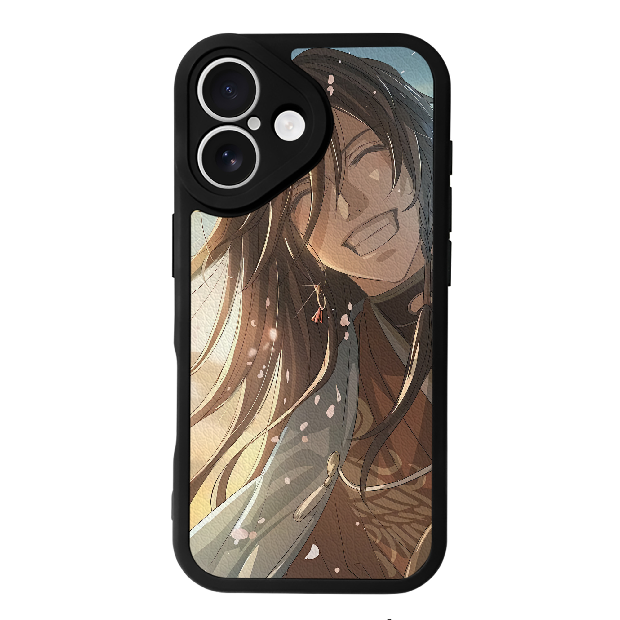 （画像用） 刀剣乱舞 Touken Ranbu 【iPhone 16シリーズ対応】シリコンスマホケース（レザー調） 材質：シリコン